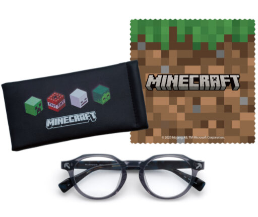 画像ギャラリー No.007のサムネイル画像 / 「Minecraft」メガネフレームやサングラス，メガネケースなどを発売。大人用と子供用をそれぞれ展開