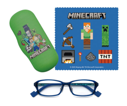 画像ギャラリー No.009のサムネイル画像 / 「Minecraft」メガネフレームやサングラス，メガネケースなどを発売。大人用と子供用をそれぞれ展開