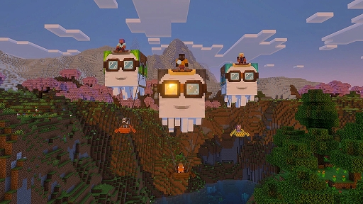 画像ギャラリー No.002のサムネイル画像 / 「Minecraft」，空飛ぶマウント“ハッピーガスト”などを追加する大型アップデート“チェイス・ザ・スカイ”をリリース