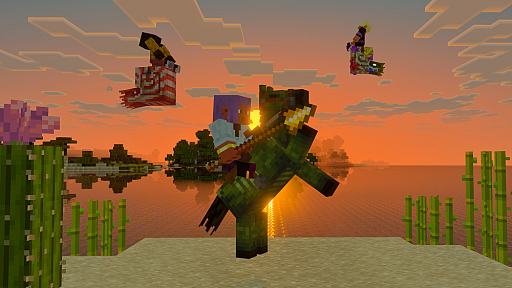画像ギャラリー No.013のサムネイル画像 / 「Minecraft」，Mounts of Mayhemドロップを本日リリース。騎乗できるモブを中心としたアップデート