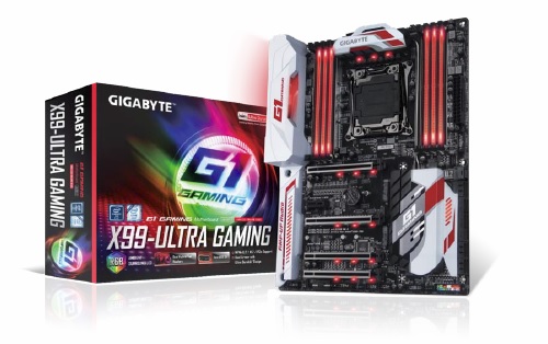 画像ギャラリー No.001のサムネイル画像 / GIGABYTE，カラーLEDで派手に光るゲーマー向けマザーを発売。X99ベース