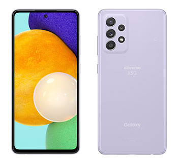 画像ギャラリー No.003のサムネイル画像 / NTTドコモ，5G対応の「Galaxy A52 5G」など2021年夏モデルスマートフォン計3機種を発表