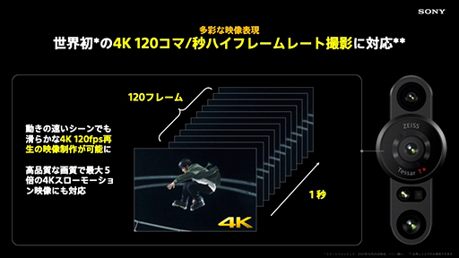画像ギャラリー No.013のサムネイル画像 / ソニー，「Xperia Pro-I」を12月に発売。1インチ撮像センサー搭載のカメラマン向けスマートフォン