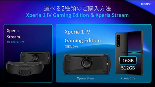 画像ギャラリー No.018のサムネイル画像 / ソニー，「Xperia 1 IV」のSIMフリー版と専用クーラー兼拡張ドック「Xperia Stream」を国内発売