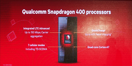 画像ギャラリー No.014のサムネイル画像 / ［COMPUTEX］低価格帯にもLTEをもたらすSnapdragon 400が主役？ 自社の強みを存分にアピールしたQualcomm基調講演レポート
