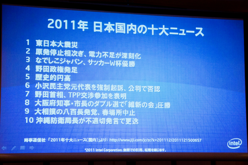 画像ギャラリー No.006のサムネイル画像 / Intel，2011年はSandy Bridgeの年だったと振り返り，2012年の「Ivy Bridge」投入をあらためて予告