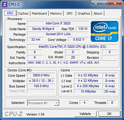 画像ギャラリー No.003のサムネイル画像 / 4コアSandy Bridge-E「Core i7-3820」レビュー。順当な性能にまとまったCPUだ