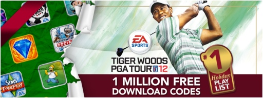 画像ギャラリー No.001のサムネイル画像 / EA，「Tiger Woods PGA TOUR 12」の無料DLコードを全世界100万人に配布