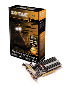 画像ギャラリー No.002のサムネイル画像 / PCIe x1接続版とPCI接続版，ニッチなZOTAC製GT 520カードが発売