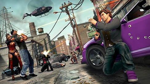 画像ギャラリー No.002のサムネイル画像 / スティールポートの街は今日も大騒ぎ。「Saints Row：The Third」の公式サイトに，リアルタイム統計ページが登場。面白データも閲覧可能