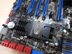 画像ギャラリー No.004のサムネイル画像 / 初期のX79はPCIe 3.0対応保留，DIMMサポート4枚か。少数精鋭のマザーボード開発チームを立ち上げたSapphireにいろいろ聞いてきた