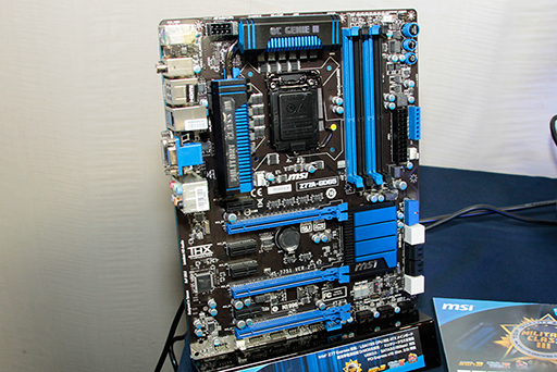 画像ギャラリー No.002のサムネイル画像 / MSI，「Ivy Bridge」対応のZ77搭載マザーなど7モデルを発表。従来の機能を継承しつつ，細かい部分を強化