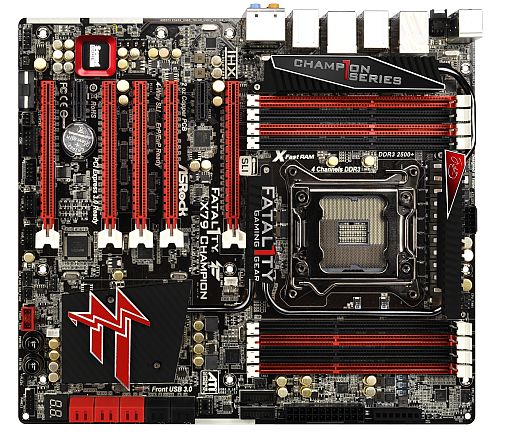 画像ギャラリー No.003のサムネイル画像 / Fatal1tyブランドのASRock製X79マザーにDIMMスロット8本モデルが加わる 