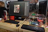 画像ギャラリー No.020のサムネイル画像 / ［SIGGRAPH］ポストエフェクト対応の「MAESTRO-4G」や，画角90度の湾曲ディスプレイなどが披露された「Exhibition」展示セクションレポート（後編）