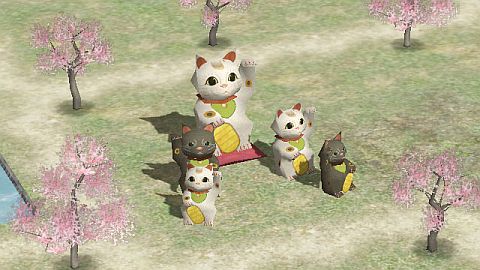 画像ギャラリー No.003のサムネイル画像 / 「戦国無双3 Empires」，城下町マップ「猫町」やミニキャラ旗第3弾などを配信