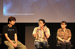 画像ギャラリー No.005のサムネイル画像 / 荒牧伸志氏，富永和子氏，小山力也氏，藤村 歩氏ら豪華ゲストが出演した「Halo 4」パネルディスカッションをレポート