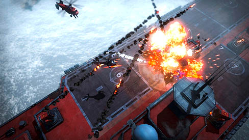 画像ギャラリー No.013のサムネイル画像 / セガ，「爆烈軍団レネゲード」を2011年秋にリリース。Avalanche Studiosが開発する，ド派手なビークルアクションとは