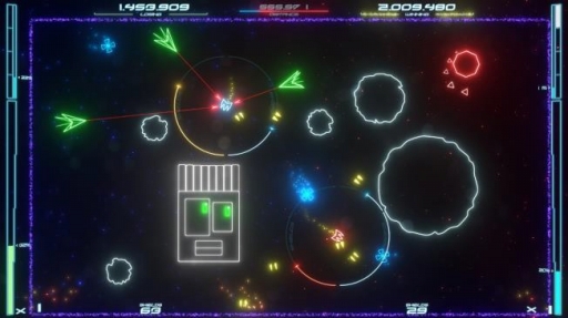 画像ギャラリー No.002のサムネイル画像 / アクションシューティング「Debris Infinity」のSwitch版が3月14日に配信。3つのモードが用意され，2人での協力や対戦が楽しめる