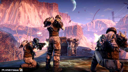 画像ギャラリー No.003のサムネイル画像 / SOE「Planetside 2」の公式サイトをオープンし，ムービーやスクリーンショットを公開。数千人のプレイヤーによる，超大規模戦闘が実現