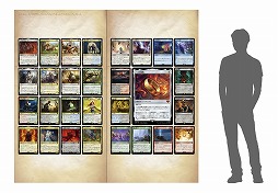 画像ギャラリー No.013のサムネイル画像 / 「MtG」コラボセット「指輪物語：中つ国の伝承」のカードを掲載した巨大ブックオブジェが品川駅に登場。数量限定で小冊子をプレゼント