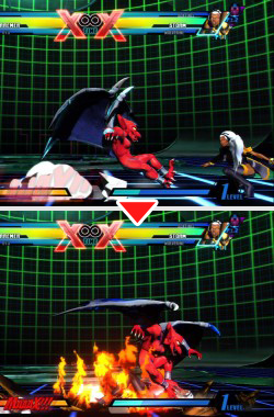 画像ギャラリー No.029のサムネイル画像 / 連載：今日から始める「ULTIMATE MARVEL VS. CAPCOM 3」。第3回はレッドアリーマー/ストライダー飛竜/ゴーストライダー/ホークアイを徹底攻略