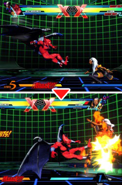 画像ギャラリー No.030のサムネイル画像 / 連載：今日から始める「ULTIMATE MARVEL VS. CAPCOM 3」。第3回はレッドアリーマー/ストライダー飛竜/ゴーストライダー/ホークアイを徹底攻略