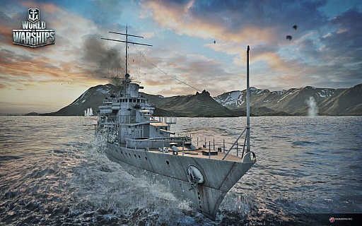 画像ギャラリー No.012のサムネイル画像 / ［gamescom］戦艦「長門」の主砲が火を噴き，駆逐艦「吹雪」が縦横無尽に航行。「World of Warships」のデモプレイで新情報が次々と明らかに