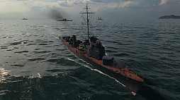 画像ギャラリー No.006のサムネイル画像 / 「World of Warships」の，きっと参考になるはずのムービーを掲載。第2弾は海の殺し屋，駆逐艦がテーマだ