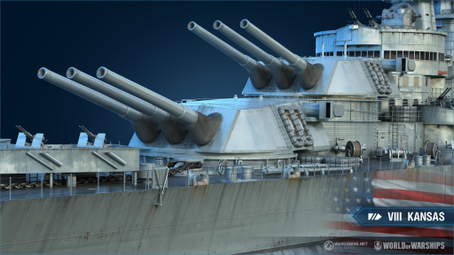 画像ギャラリー No.002のサムネイル画像 / 「World of Warships」にアメリカ戦艦が登場。KansasとMinnesotaを入手しよう