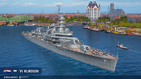 画像ギャラリー No.002のサムネイル画像 / 「World of Warships」，新兵装“空襲”が使用可能なオランダ巡洋艦が最新アップデートで登場