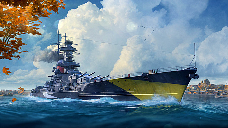 画像ギャラリー No.001のサムネイル画像 / 「World of Warships」で最新アップデート実施。新ブランチのドイツ戦艦へのアーリーアクセスと，ハロウィンイベントが明らかに