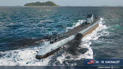 画像ギャラリー No.004のサムネイル画像 / 「World of Warships」，最新バージョン0.11.9実装。アメリカとドイツの潜水艦がアーリーアクセスとして登場