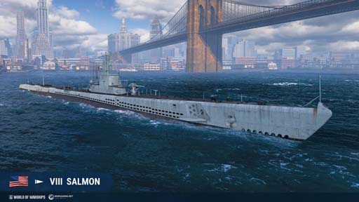 画像ギャラリー No.005のサムネイル画像 / 「World of Warships」，最新バージョン0.11.9実装。アメリカとドイツの潜水艦がアーリーアクセスとして登場
