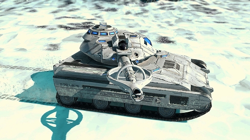 画像ギャラリー No.007のサムネイル画像 / 「World of Warships」「World of Tanks Blitz」，スター・トレックとのコラボを開催中。航空母艦Enterprise仕様の専用迷彩両などが登場