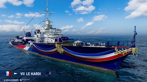 画像ギャラリー No.003のサムネイル画像 / 「World of Warships」，6隻のフランス駆逐艦の追加や，新たな戦闘タイプ「モード・シャッフル」などを実装。アップデート（13.6）を実施