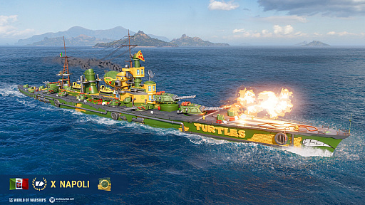 画像ギャラリー No.002のサムネイル画像 / 「World of Warships」，「ミュータント・タートルズ」とコラボした特別コンテンツを手に入れて大海原に乗り出そう