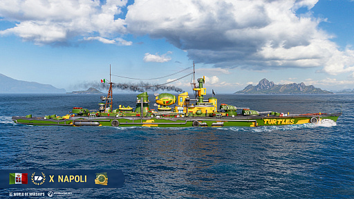 画像ギャラリー No.007のサムネイル画像 / 「World of Warships」，「ミュータント・タートルズ」とコラボした特別コンテンツを手に入れて大海原に乗り出そう