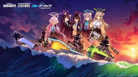 画像ギャラリー No.004のサムネイル画像 / 「World of Warships」×「ブルーアーカイブ」コラボ第2弾が開催決定。小塗マキ，狐坂ワカモ，早瀬ユウカ，アロナが新たに参戦