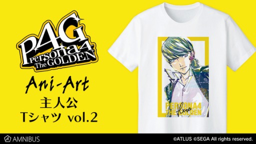 画像ギャラリー No.001のサムネイル画像 / 「ペルソナ4  ザ・ゴールデン」のAni-Art Tシャツと手帳型スマホケース第2弾の受注を実施中