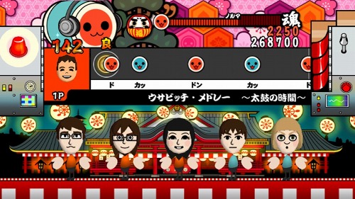 画像ギャラリー No.001のサムネイル画像 / 「太鼓の達人Wii 決定版」，アニメ「ウサビッチ」のオリジナルメドレー曲収録。ノルマクリアでプーチンとキレネンコから手紙が