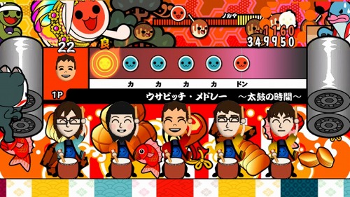 画像ギャラリー No.002のサムネイル画像 / 「太鼓の達人Wii 決定版」，アニメ「ウサビッチ」のオリジナルメドレー曲収録。ノルマクリアでプーチンとキレネンコから手紙が