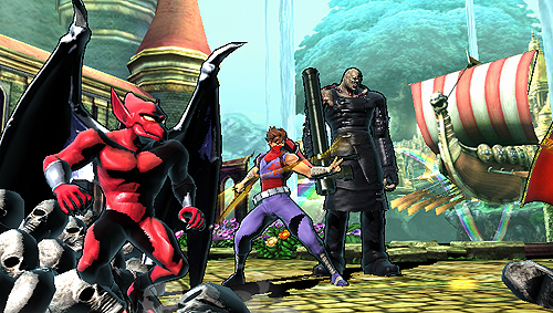 画像ギャラリー No.008のサムネイル画像 / ［TGS 2011］PS Vita版「ULTIMATE MARVEL VS. CAPCOM 3」をプレイ。携帯機での操作も違和感なく，軽快なプレイフィールでとにかく楽しめる一本