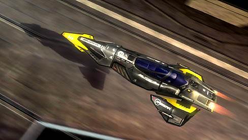 画像ギャラリー No.005のサムネイル画像 / ［TGS 2011］PlayStation Vita用レースゲーム「WipEout 2048」をジャイロセンサー/キー操作の両方でプレイしてきた
