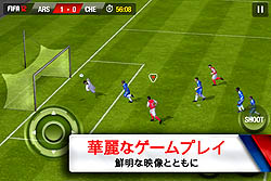 画像ギャラリー No.004のサムネイル画像 / エレクトロニック・アーツ，iPhone/iPad向け「FIFA 12 by EA SPORTS」の配信を開始。直感的な操作で，有名選手達が白熱の試合を繰り広げるのだ