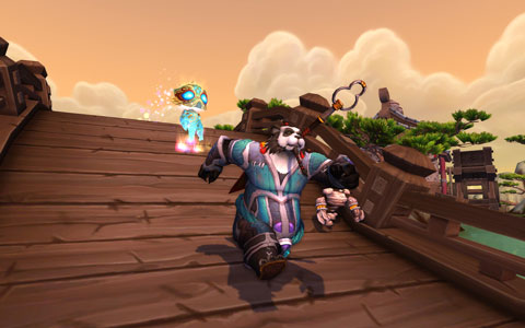 画像ギャラリー No.001のサムネイル画像 / 「World of Warcraft: Mists of Pandarian」，ペットを育成して3対3のグループ戦を行う「ペットバトルシステム」の存在が明らかに
