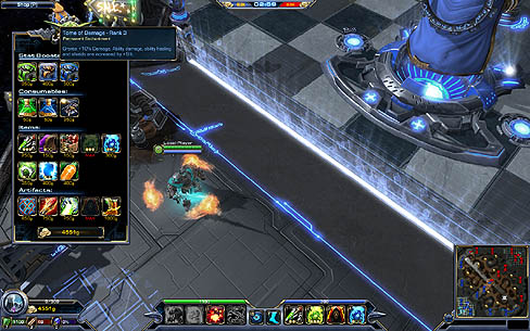 画像ギャラリー No.007のサムネイル画像 / 見違えるほどブラッシュアップされた「Blizzard DOTA」は，初心者にも遊びやすくして，DotAジャンルにおける差別化を図る