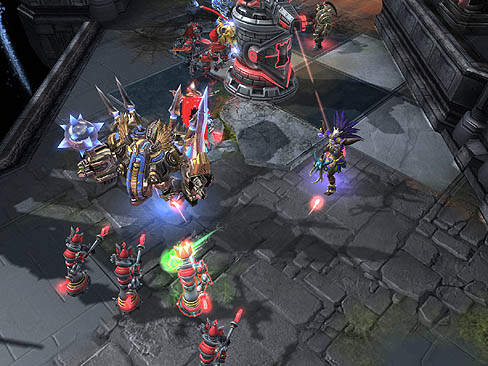 画像ギャラリー No.011のサムネイル画像 / 見違えるほどブラッシュアップされた「Blizzard DOTA」は，初心者にも遊びやすくして，DotAジャンルにおける差別化を図る