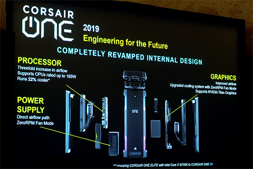 画像ギャラリー No.016のサムネイル画像 / Corsair，通信が途切れにくいワイヤレスマウス「HARPOON RGB WIRELESS」や，ゲーマー向けPC「CORSAIR ONE」の2019年モデルを発表