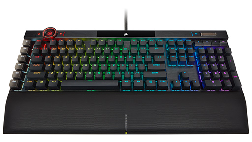 画像ギャラリー No.002のサムネイル画像 / Corsair，新フラグシップキーボード「K100」を発表。キー入力のスキャンとレポートレートを4000Hzに高速化