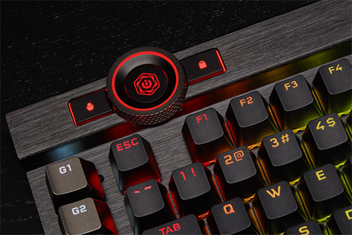画像ギャラリー No.003のサムネイル画像 / Corsair，新フラグシップキーボード「K100」を発表。キー入力のスキャンとレポートレートを4000Hzに高速化